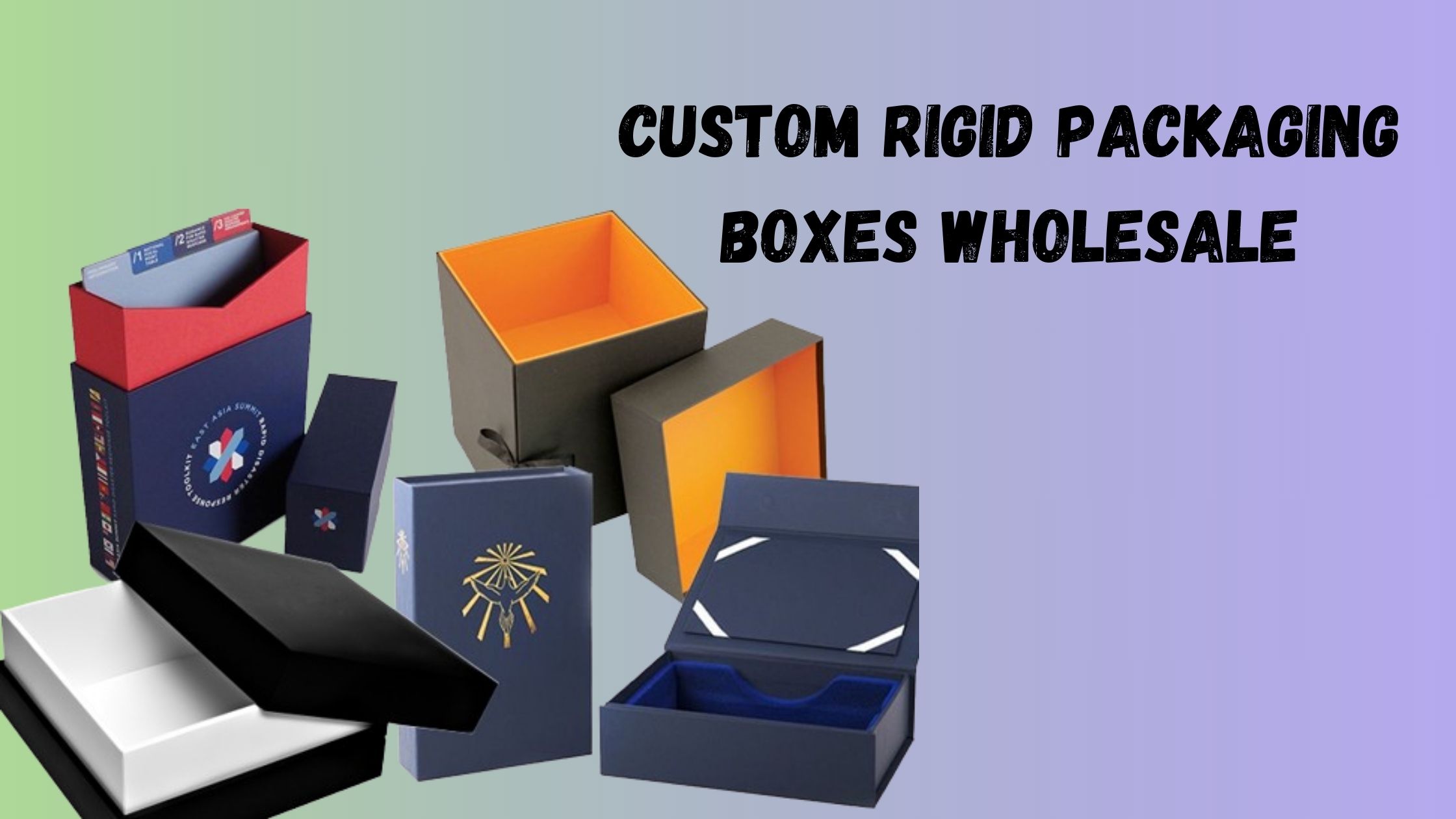 Sturdy & Stylish Custom Rigid Boxes Wholesale