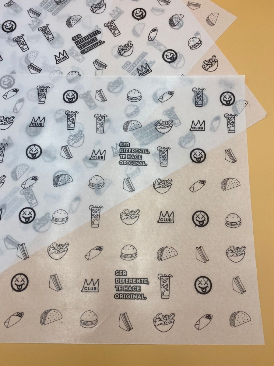 Custom freezer paper